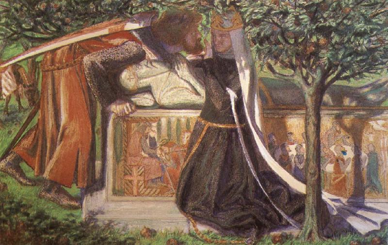 Dante Gabriel Rossetti Arthur-s Tomb Sweden oil painting art